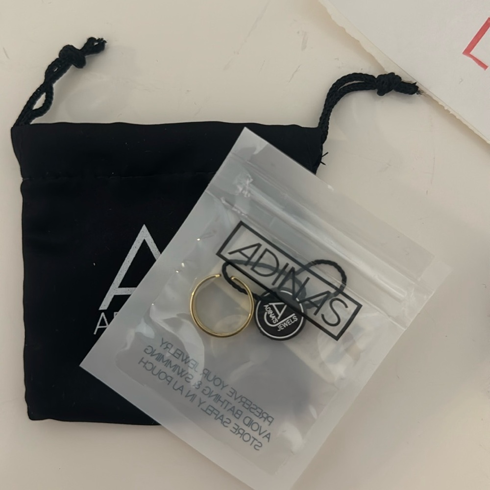 Adinas Solid Double Adjustable Ring